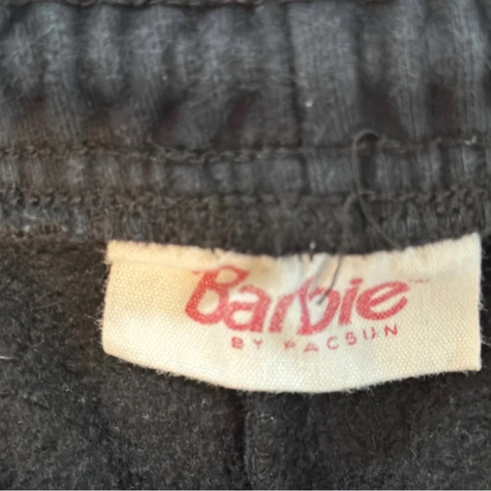 Barbie Women’s XS Black Logo Sweatpants by PacSun - Picture 4 of 4